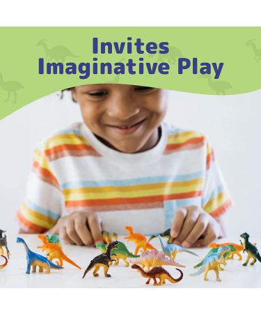 Prextex Mini Dinosaur Toys (72 Count) - Ideal for Dinosaur Party Favors, Cake Toppers, Easter Eggs Fillers - Buy Online on GoSupps.com