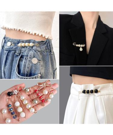 70 Pcs Double Faux Pearl Brooch Pins Set for Women - Fashion Cover Up Buttons and Dress Decoration Accessories - Buy Online on GoSupps.com