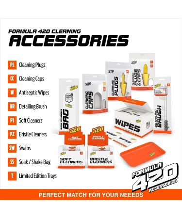 Formula 420 Cleaning Plugs - 3 Pack Orange | Storage, Cleaning, and Odor Proofing Accessories - Buy Online on GoSupps.com