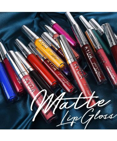 Ownest Beauty KYDA 10 Colors Lipstick Set B - Matte Velvet, Glitter Metallic, Long Wear Lip Glaze - Buy Online on GoSupps.com