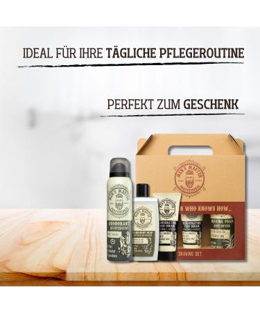 Men's Master 3-Part Daily Set | 24-Hour Antiperspirant Anti-Aging Cream Shampoo & Facial Care | Perfect Gift Set for Him - Buy Online on GoSupps.com