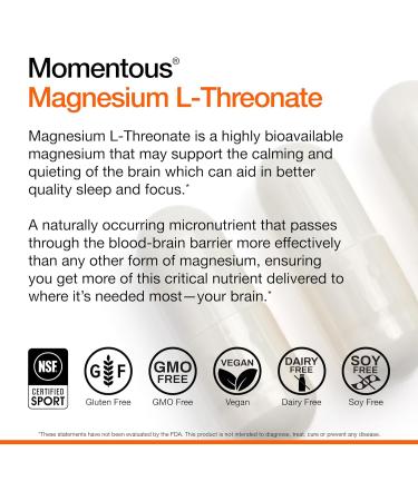 Huberman Stack Magnesium L-Threonate - 30 Servings | Momentous - Buy Online on GoSupps.com