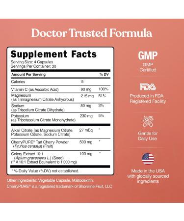 Moonstone Uric Acid Cleanse | Kidney Detox and Joint Support | Tart Cherry Powder, Celery Seed Extract & Alkali Citrate Complex | Urinary Alkalinization | Vegan & Gluten Free Supplements - Buy Online on GoSupps.com