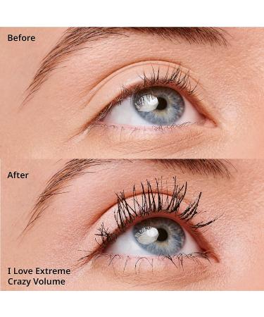 I Love Extreme Volume Mascara - Paraben Free, Cruelty Free, Black | Crazy Volume | 1 Count - Buy Online on GoSupps.com