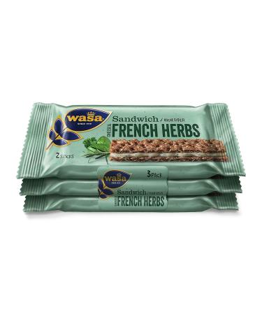 Wasa Crispbread Sandwich Cheese & Fine Herbs Multipack | Buy 8x90g Online - International Shipping Available - Buy Online on GoSupps.com