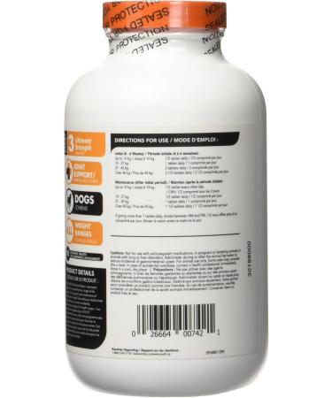 VETRISCIENCE Glycoflex Clinically Proven Hip and Joint Supplement with Glucosamine for Dogs 90 Tablets - Vet Recommended Mobility Support Supplement with DMG MSM and Perna - Buy Online on GoSupps.com