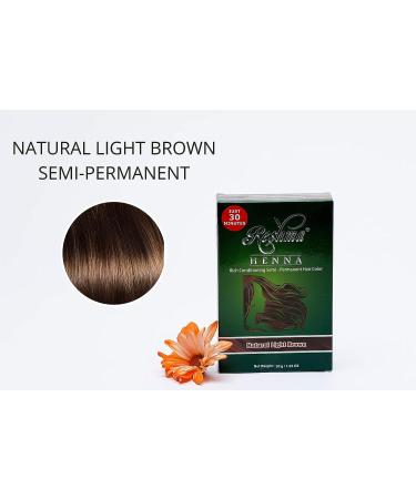 Reshma Beauty 100% Natural Henna Hair Color - Light Brown 1.05 oz | Organic Hair Dye for Women | 30 Minute Henna Hair Color - Buy Online on GoSupps.com