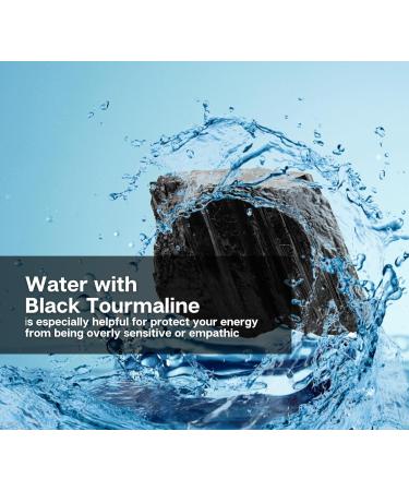 Doja Barcelona Natural Black Tourmaline Crystals 30-50mm | 100g Healing Stones for Electromagnetic Protection - Buy Online on GoSupps.com