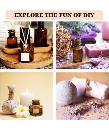 Essential Oils Gift Set - Vetiver Rose Rosemary Chamomile Ylang Ylang Bergamot Vanilla & Clary Sage - 8 Pack x10ML for Diffuser Humidifier & Candle Making - Buy Online on GoSupps.com