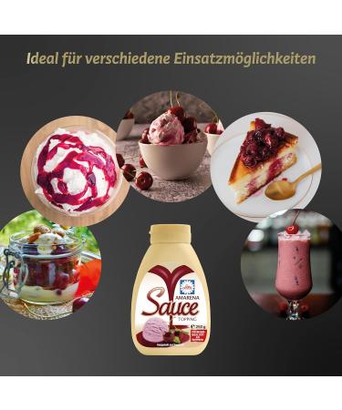 Liotta Amarena Dessert Sauce 250g - Premium Fruit Topping for Coffee Ice Cream & Desserts - International Shipping Available - Buy Online on GoSupps.com