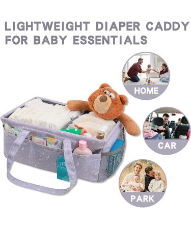 Large Baby Diaper Caddy Organizer with Changing Pad - Nursery Shower Gift Bag for Boy & Girl - Buy Online on GoSupps.com