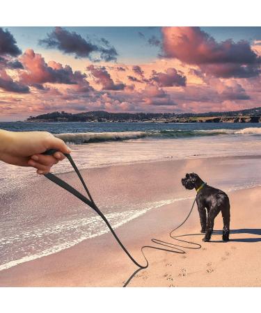Wolfone 15m Black Waterproof Dog Training Leash - Durable & Easy-Care for Recall Swimming Camping Beach & Hunting - Buy Online on GoSupps.com