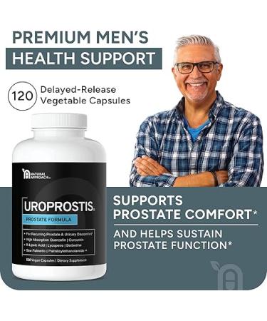 UROPROSTIS - High Potency Prostate Support Complex Men's Health Formula for Prostate Comfort - 13 Ingredient Blend Including Saw Palmetto - Vegan & Gluten-Free Premium Supplement - 120 Capsules - Buy Online on GoSupps.com