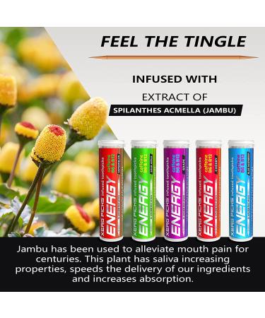 Xero Picks Energy Infused Toothpicks with Caffeine, B12, and B6 - Variety Pack (100 Picks) - Buy Online on GoSupps.com