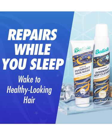 Buy Batiste Overnight Deep Conditioning Leave-In Hair Mask | Repair & Nourish Dry Hair | Infused with Vitamin E | 4.3oz - International Shipping Available - Buy Online on GoSupps.com