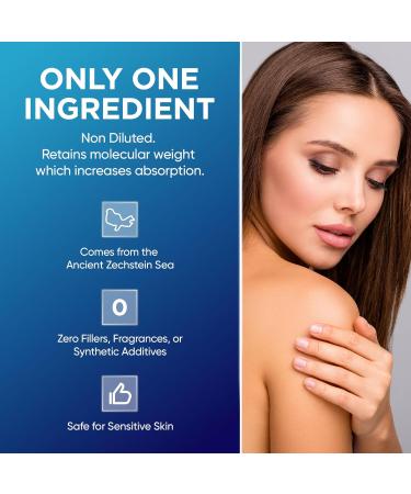 Certified Zechstein Magnesium Chloride Oil 7 fl oz - Fast Absorbing Topical Formula for Better Health - Buy Online on GoSupps.com