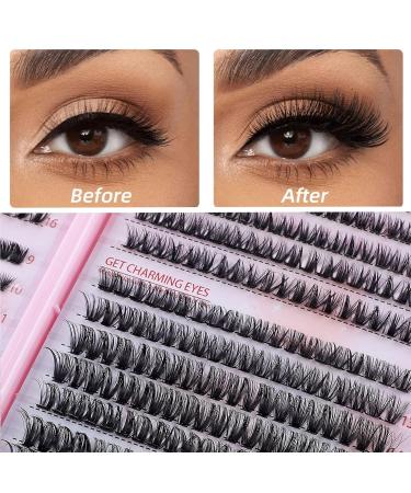 DIY Fluffy Eyelash Extension Kit - 640pcs 30D/40D/50D Mix 9-16mm Natural Thick Lashes - Buy Online on GoSupps.com