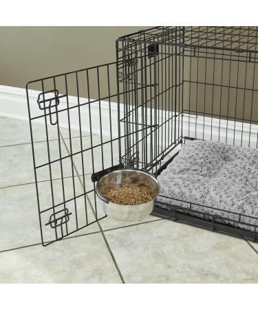 Midwest Homes for Pets Snap'y Fit Stainless Steel Food Bowl - 20oz for Dogs & Cats - Buy Online on GoSupps.com