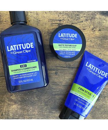 Great Clips Latitude Matte Texture Clay | Men's Hair Gel | Medium Hold No Shine 2oz - International Shipping Available - Buy Online on GoSupps.com