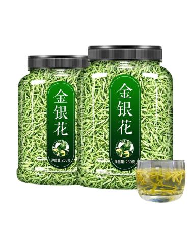 XFLHXY XFLHXY Organic Honeysuckle Buds 8.8oz 100% Pure Natural Honeysuckle Honey - Hand-Picked and Naturally Dried Traditional Health Tea (500g)