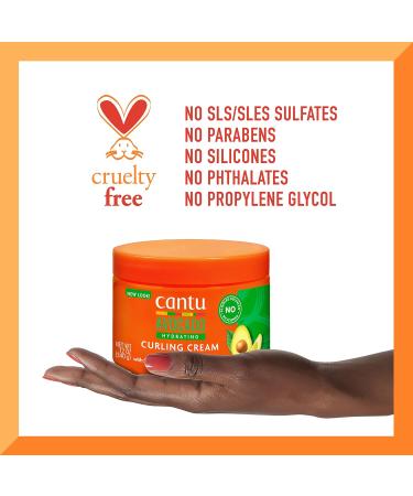 Cantu Avocado Hydrating Curling Cream with Shea Butter - 12 oz (Packaging May Vary) - Buy Online on GoSupps.com