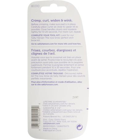 Sally Hansen Sexy Curls Precision Eyelash Curler with Refill - Eye-Opening Design, Pinch Proof, Lifetime Guarantee | 1 Ct Lash Curler & Eyelash Curler Refills - Buy Online on GoSupps.com