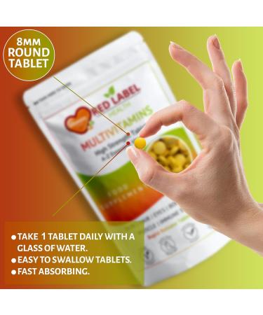 Multivitamin Tablets for Men & Women 30 Tablets 1 Month Supply A-Z Essential High Strength Multi Vitamin Supplement Immune Support & Daily Wellbeing Vegetarian Multivitamins One a Day 1 count (Pack of 30) - Buy Online on GoSupps.com