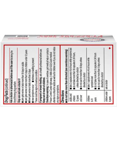 Tylenol Regular Strength Liquid Gels - 20 Count | Fast Pain Relief - Buy Online on GoSupps.com