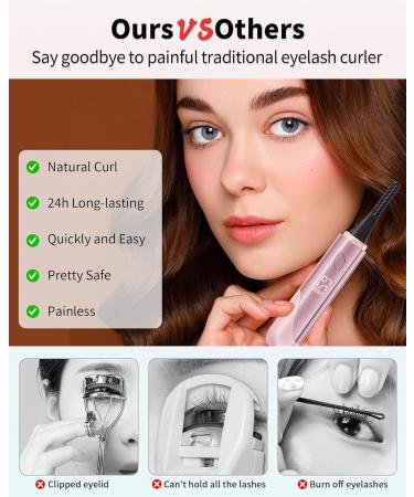 DUST2OASIS Heated Eyelash Curler Electric Eyelash Curlers D2O-JMQ-3.22-06 - Buy Online on GoSupps.com