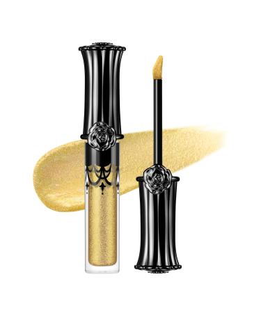 ANNA SUI Liquid Eye Color Irresistible Luster Glitter Long-Lasting Freshness Smooth Application Highly Luminous Pearls 0.11 oz 800 Tulle Yellow