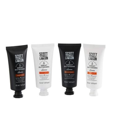Paladone Scott and Lawson Adventure Travel Grooming - Skincare Wash and Cream Set