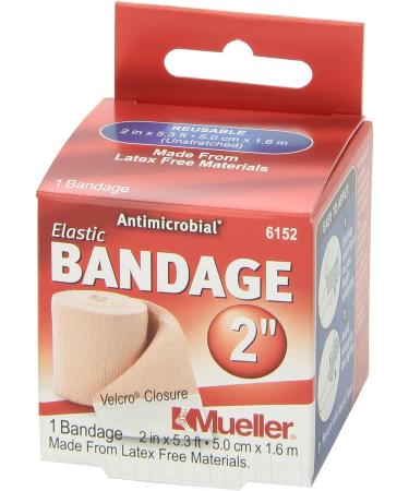 Mueller Sports Medicine Care Elastic Bandage with Clips 2x63.6 Inch (Pack of 1) - Buy Online on GoSupps.com