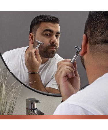 King C. Gillette Double Edge Safety Razor Blades - Platinum Coated Stainless Steel 10 Blades per Pack (3 Packs) for a Smooth Shave - Buy Online on GoSupps.com