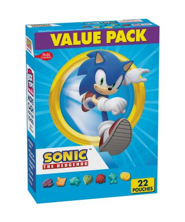 Sonic Fruit Flavored Snacks, Gummy Treat Pouches, Value Pack, 22 ct - Buy Online on GoSupps.com