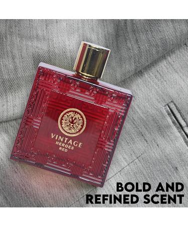 Men's Cologne Vintage Heroes Noir&Red Eau De Toilette for Men-Fresh Romantic Scent Perfume for Men 3.4 Fl Oz Each Natural Spray For All Skin Daily Used - Buy Online on GoSupps.com