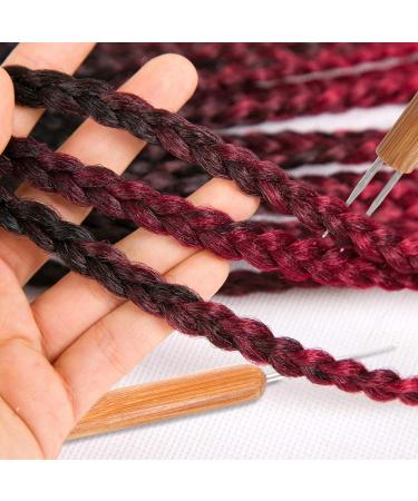 Dreadlock Crochet Hook Set - 8 Pcs Braid Hair Needle for Weaving and Dreadlocks - Buy Online on GoSupps.com