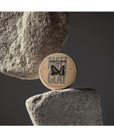 Men Rock Matt Clay Hair Styling Product | High Hold No Shine | 90ml Wax-Based Formula for Textured Hairstyles - Buy Online on GoSupps.com