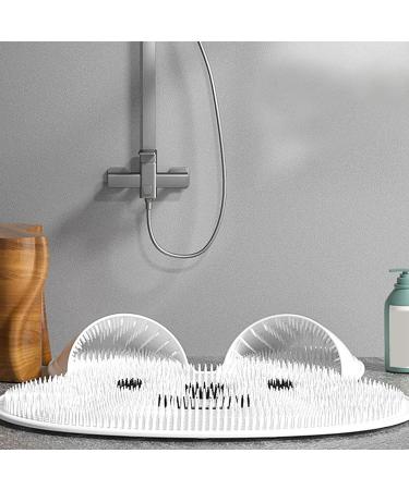 Shower Foot Cleaner Pad - Non-Slip Fatigue Relief | Shock-Absorbing Design for Home Use (White) - Buy Online on GoSupps.com