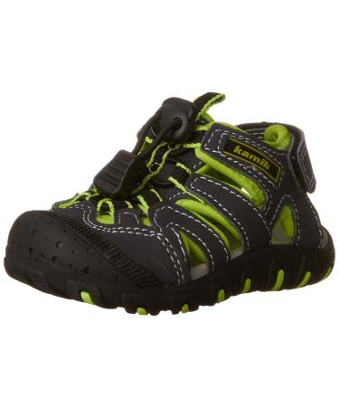 Kamik Unisex Kids Oyster Closed Sandals 28 EU Green Green Grn