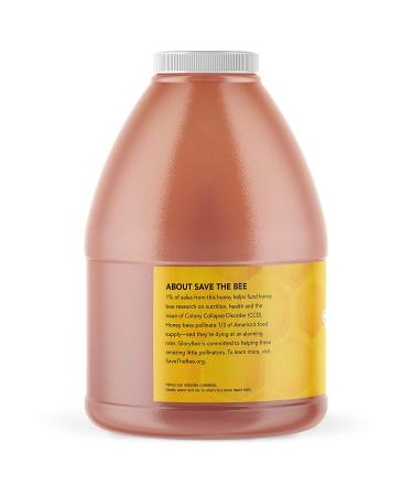 GloryBee Pure Clover Blend Honey - 100% US Grade A - 5 lb (80 Oz) - Supports Bee Conservation - Family Owned - Sweeten Dishes & Beverages - Buy Online on GoSupps.com