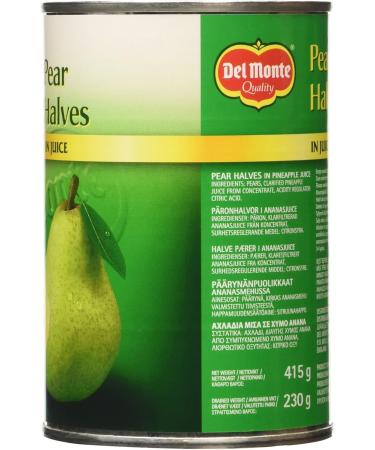 Del Monte Pear Halves in Juice 415g Single - Buy Online on GoSupps.com