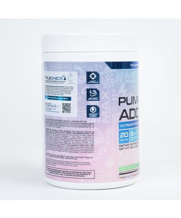 Believe Supplements - Pump Addict Max Pre-Workout Powder - Enhanced Energy Focus and Endurance (40 Serving Sour Candy Blast) Sour Candy Blast 15 Ounce (Pack of 1) - Buy Online on GoSupps.com