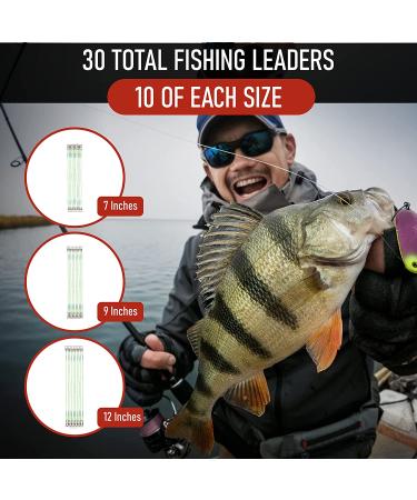Steel Fishing Leaders with Swivels Assortment - Saltwater & Freshwater Fishing Line for Rigs - Strong Tackle for Anglers - Buy Online on GoSupps.com