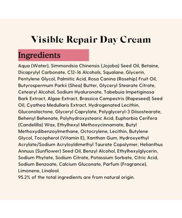 Essano Visible Repair Face Moisturizer Day Cream with Hyaluronic Acid Hydrating & Rejuvenating Daily Moisturizer for Mature Skin Care Supports Firm Skin & Appearance of Fine Lines & Wrinkles 50g - Buy Online on GoSupps.com