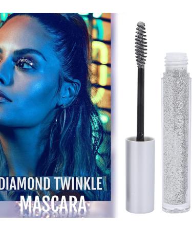 Mascara for Women Glitter Lashes Mascara Quick Drying Waterproof Lasting Jewel Shiny Lash Mascara for Parties Concerts Festivals 3.5g - Buy Online on GoSupps.com