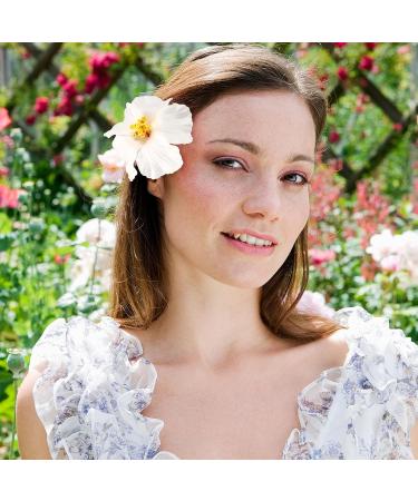 Lurrose 10pcs Hibiscus Hairpins - Hawaiian Hair Clips for Girls | Summer Party Favors & DIY Accessories - Buy Online on GoSupps.com