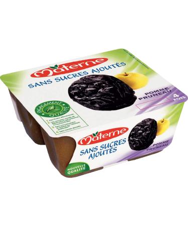 Materne Materne Apple Plum Fruit Dessert 4 x 100 g