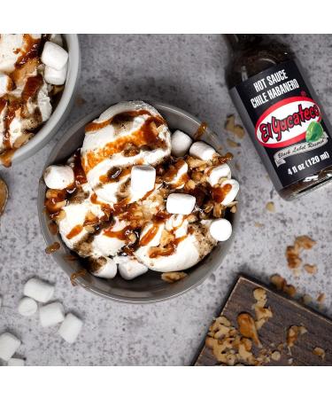 El Yucateco Habanero Black Label Reserve 120ml (Pack 3) / Mexican Habanero Hot Sauce Smoky Spicy & Sweet Salsa Dip for Tacos Mexican Food - Buy Online on GoSupps.com