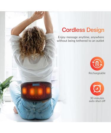 Comfier Wireless Heating Pillows | Back Pain Relief & Massage Device | Warming Pillows for Cramps Lumbar Support & Arthritis - Buy Online on GoSupps.com