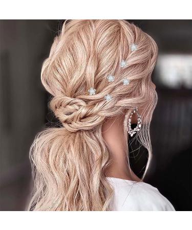 QIUTIMIY Pearl Rhinestone Crystal Twisters Spiral Set Hair Pin 48 Pcs, Perfect for Wedding, Bridal, Prom & Special Occasions - Buy Online on GoSupps.com